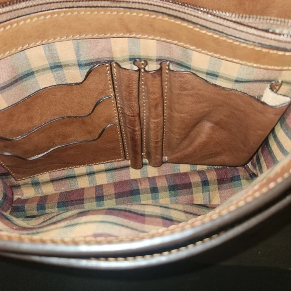 A.D. Firenze Handmade Leather Crossbody Satchel - Picture 6 of 12